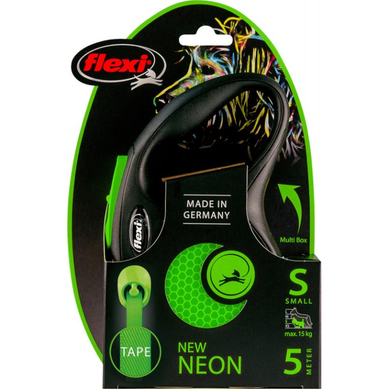 flexi-new-neon-sangle-s-n-vert-5m-15kg