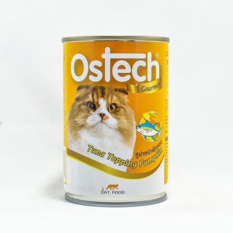 Ostech-Gourmet-Wet-Canned-Cat-Food-Tuna-topping-Pumpkin-400g