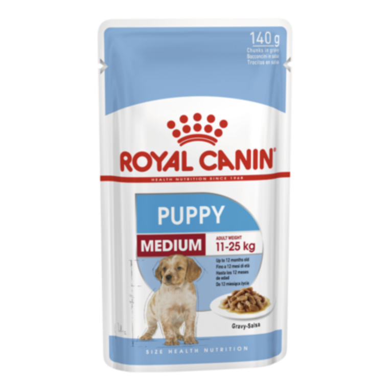 Royal Canin Pouch Dog Puppy Medium 140g-2000×2000